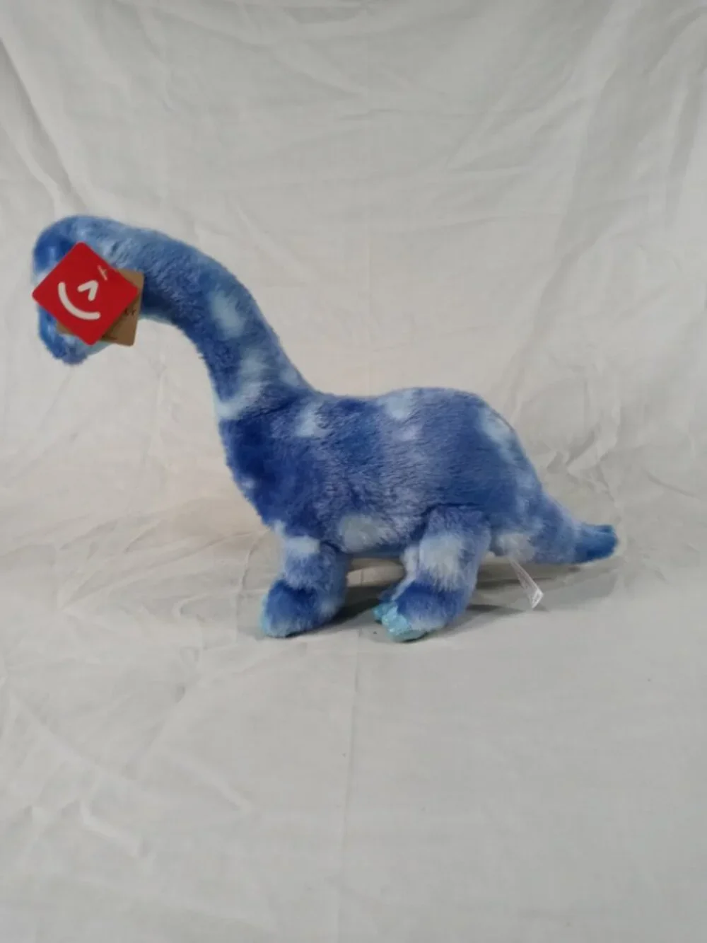 Aurora World Eco Friendly Blue Pattern Dinosaur Stuffed Animal Plush Great Cond